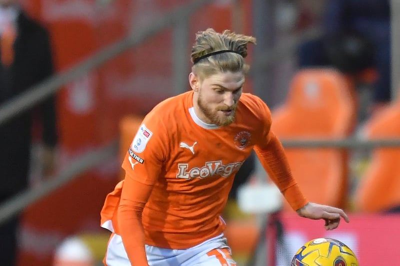 Hayden Coulson has certainly battled hard for the Seasiders since his January arrival. The wing-back had some good moments down the left before being replaced at half time.