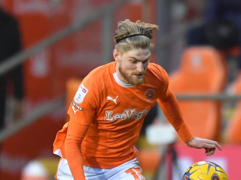 Hayden Coulson has certainly battled hard for the Seasiders since his January arrival. The wing-back had some good moments down the left before being replaced at half time.