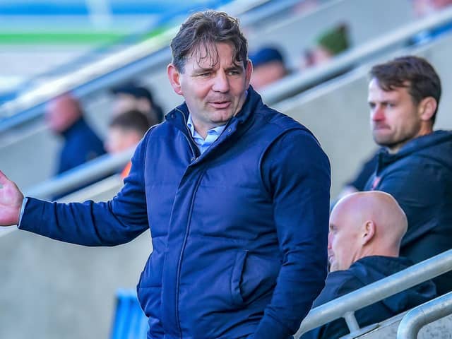 Chris Beech takes charge of AFC Fylde again this afternoon Picture: Steve McLellan