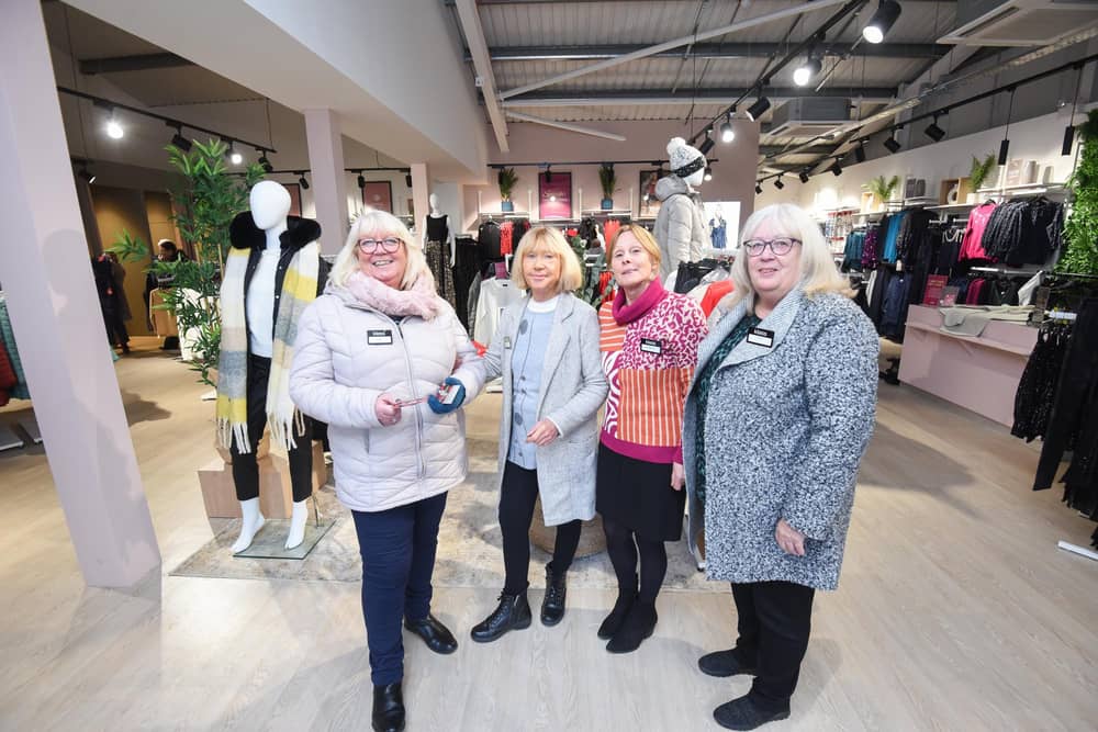 Klass at Fleetwood Affinity. Pictured L-R are Janet Burman, Jan Latimer, Jeanette Smith and Chris Wright.