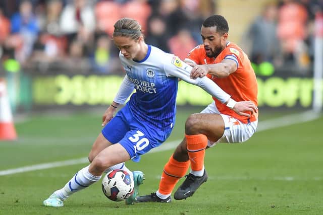 Curtis Nelson and his centre-back partner Jordan Thorniley helped Blackpool keep a clean sheet
