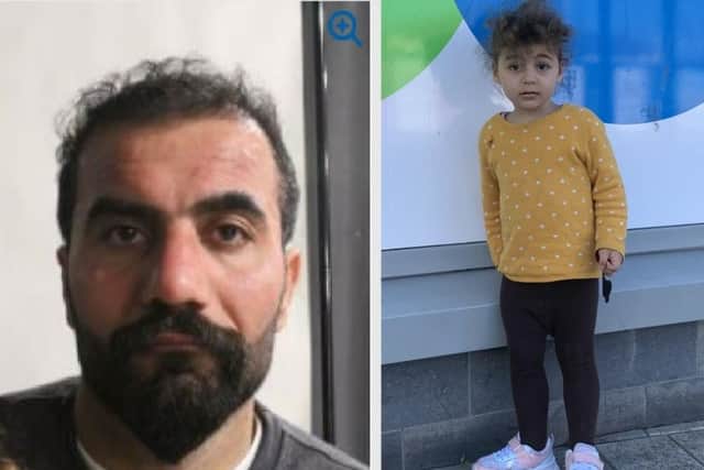 Ahmed Karwan Abdulla, 36, and his three-year-old daughter Dunya were last seen on April 10 in the Promenade area of Blackpool