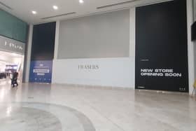 Frasers is currently fitting out its new store in the Houndshill Centre