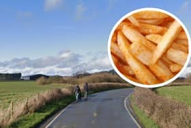 Potatos are processed at - and distributed from - a farm off Back Lane in Weeton with Preese.  But could the road cope with the extra HGV traffic needed for a plant generating green energy?  (images: Google/Pixabay)