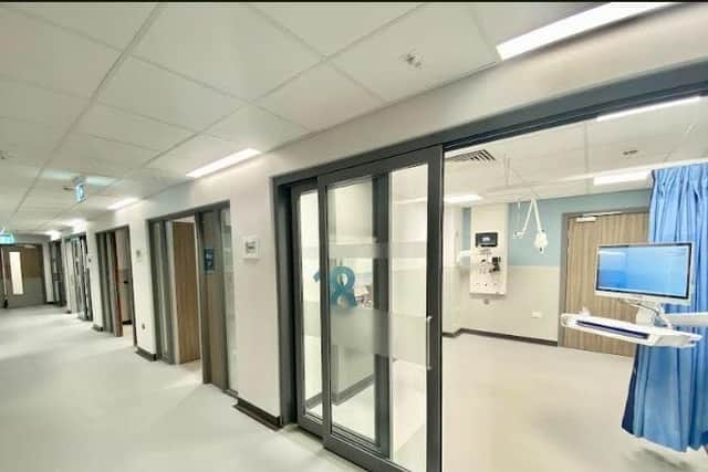 New emergency department cubicles have opened