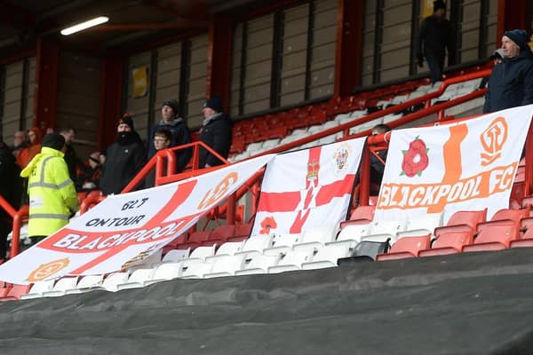 The Seasiders in attendance made their feelings known at full-time