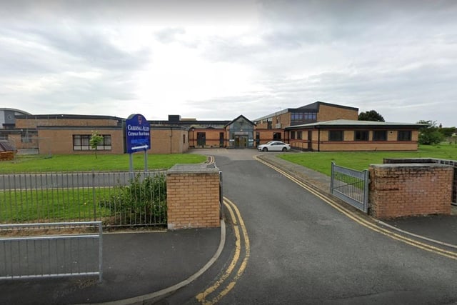 Cardinal Allen Catholic High School achieved a Progress 8 score of -0.32 which is below the Local Authority average. Ofsted rated the school as 'good' in 2022.
