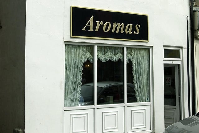 Exterior of the Aromas Cafe restaurant on Deansgate in 2003