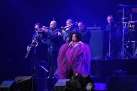 Diana Ross performing at Lytham Festival