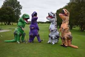 Golfers at the Thatched House Golf Society's 2020 event