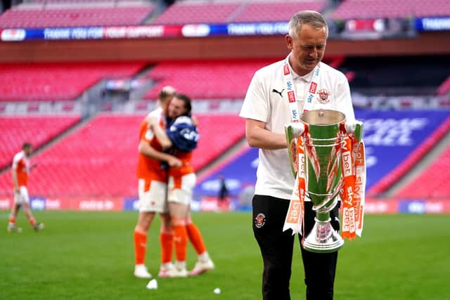 Neil Critchley led the Seasiders to promotion in his first full season in charge