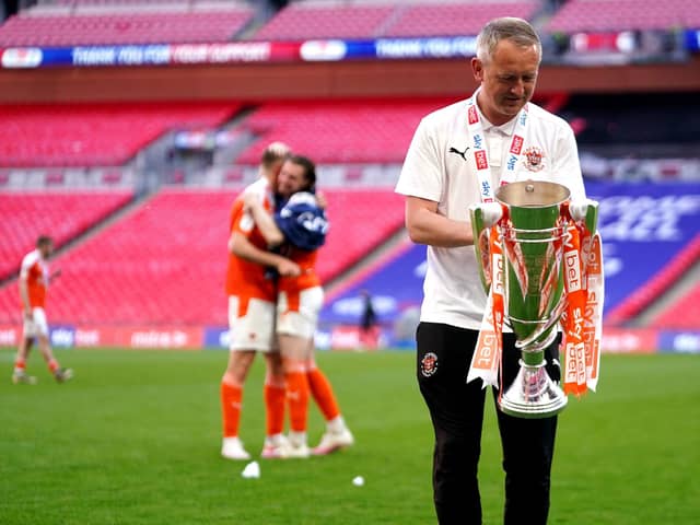 Neil Critchley led the Seasiders to promotion in his first full season in charge