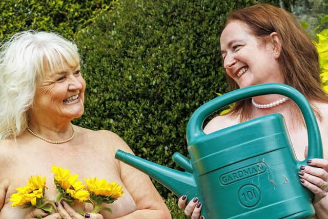 Sarah Jane Stone (left) who plays Chris and Pauline Hardy, who plays Annie, in the forthcoming production of Calendar Girls at the Lowther Pavilion in July