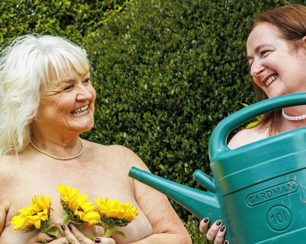 Sarah Jane Stone (left) who plays Chris and Pauline Hardy, who plays Annie, in the forthcoming production of Calendar Girls at the Lowther Pavilion in July