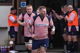 Fylde's Scott Rawlings captained Lancashire against Somerset as he said farewell to the Woodlands Picture: Chris Farrow/Fylde RFC