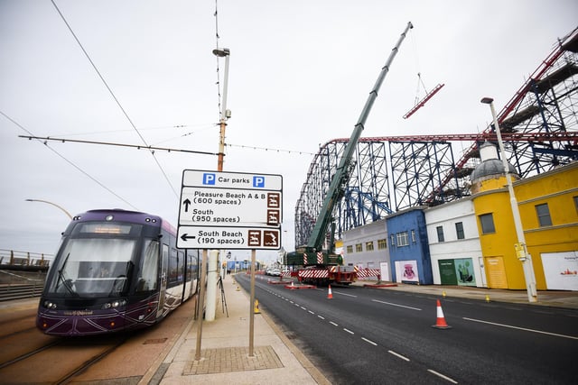 The Big One at Blackpool Pleasure Beach is undergoing essential winter maintenance, ahead of of the 2023 season