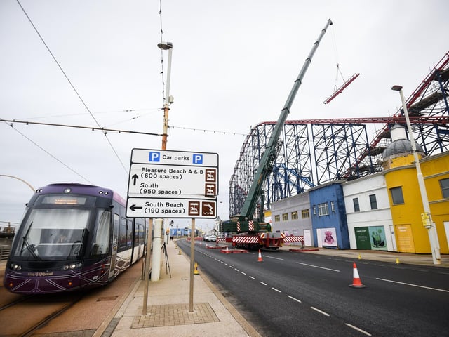The Big One at Blackpool Pleasure Beach is undergoing essential winter maintenance, ahead of of the 2023 season