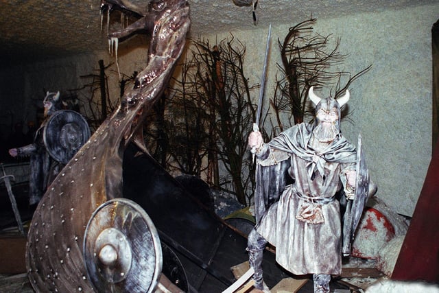 The icy graveyard inside the Valhalla ride