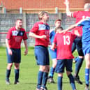 Sunday Trophy semi-final action between Highfield Social and Sencat