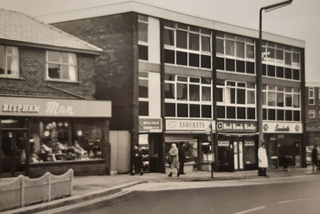 Bispham Man, Ashursts, Red Bank Radio and a launderette in this scene from 1970