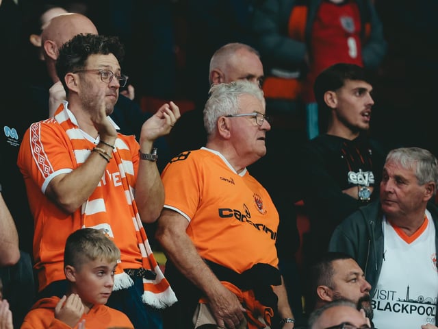 Seasiders supporters made the midweek trip to Oakwell.