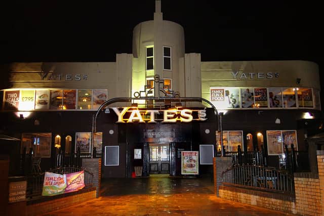 Yates's on Blackpool promenade at South Shore in its heyday