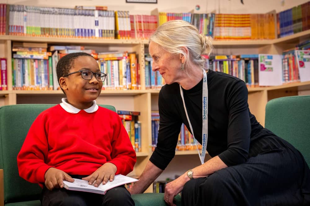 Schoolreaders is a national charity providing free one-to-one reading support in primary schools, helping children develop vital literacy skills to improve education, confidence, and life chances