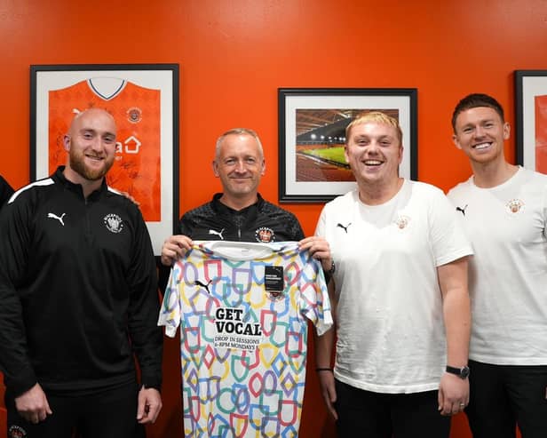 Blackpool head coach Neil Critchley was a guest on the latest episode of the Get Vocal Podcast Picture: Blackpool FC Community Trust