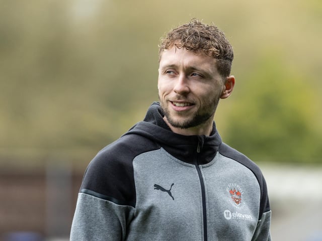 Matthew Pennington was involved in a number of key moments.
The centre back provided an interception before the Oxford opener, and one following the Seasiders equaliser.