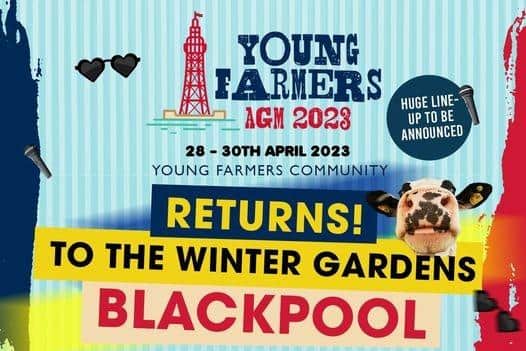 Young Farmers return to Blackpool in 2023