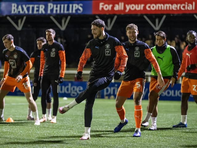 One of Blackpool's players are walking a tight rope when it comes to a suspension. 