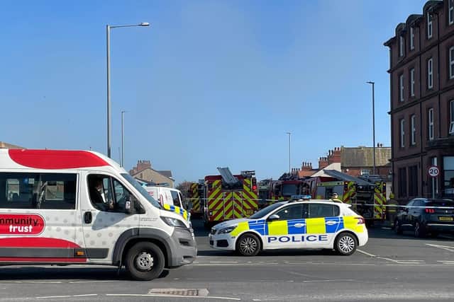 Eight fire engines were called to the scene