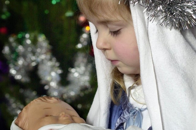 Grange Park nursery nativity - Christina Jackson who was three