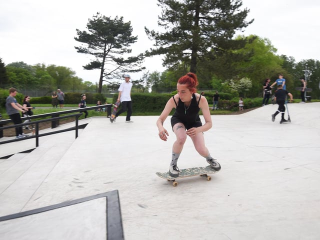 Opening of the new skate park in Stanley Park