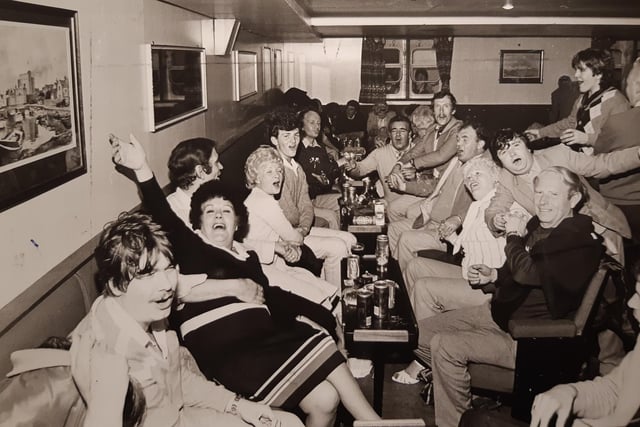 The beer ran dry on the way back to Fleetwood but there was plenty of refreshment to make the last excursion day quite a party in September 1985