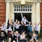 The cast ready for School of Rock