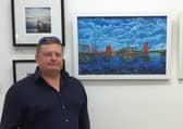 The exhibition of Mark Nelson's art is on Sunday, December 4.