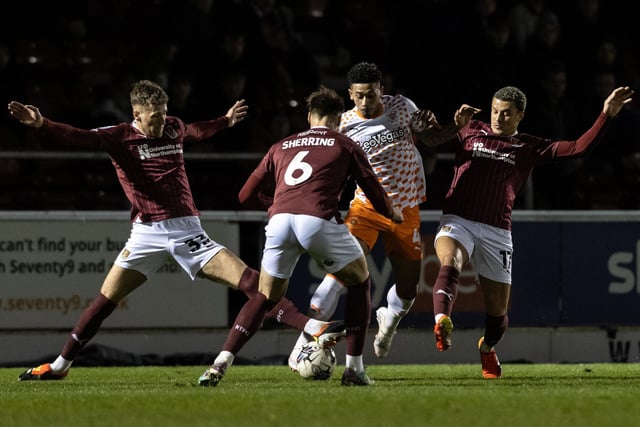 Northampton Town claimed a 1-0 victory over Derby County at the weekend.