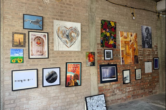 A selection of paintings and photographs at HIVEArts Gallery