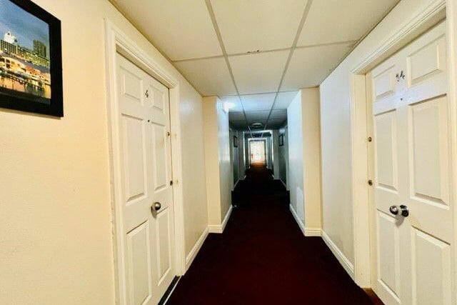 The corridor outside the flat