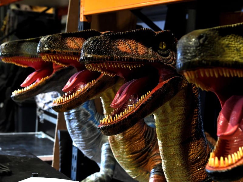 Den of dinosaurs - the Jurassic Earth warehouse in Leyland