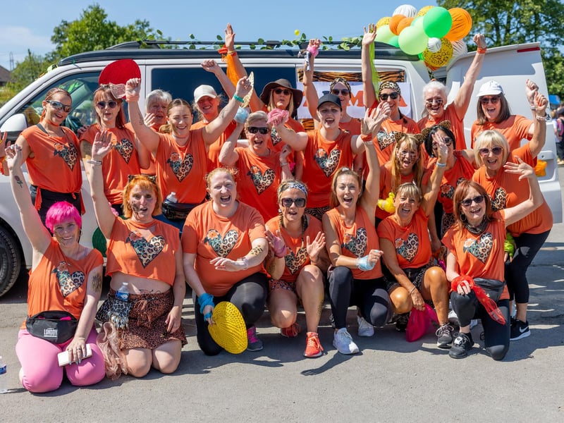 Zumba team during Poulton Gala 2023
