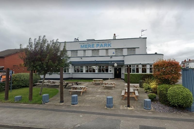 The Mere Park on Preston Old Road has a 4.2 out of 5 rating from 431 Google reviews. One customer said: "Decent grub with nice beer garden and screens for sport"