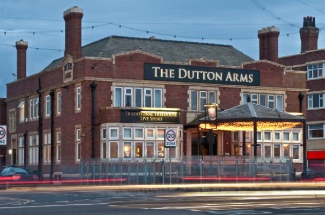 Dutton Arms is a familiar promenade pub and comes with heartening Google reviews which tick the boxes to make it a proper pub. Good prices, TVs for sport, fruit machines and a pool table. Great food as well.