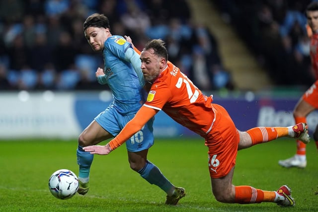 Ran the show during Coventry’s win at Bloomfield Road early into the season. A real flair player with class on the ball.