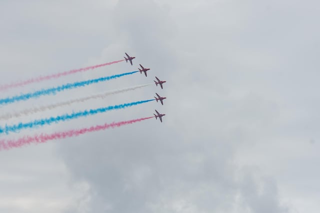 The Red Arrows perform at the Blackpool Air Show 2023. Photo: Kelvin Lister-Stuttard 