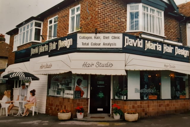 David Maria Hair Design in Normoss, July 1991