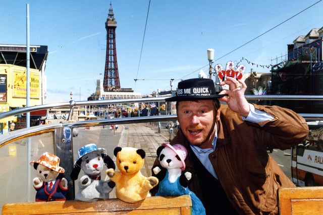 Sooty and friends with Matthew Corbett in Blackpool