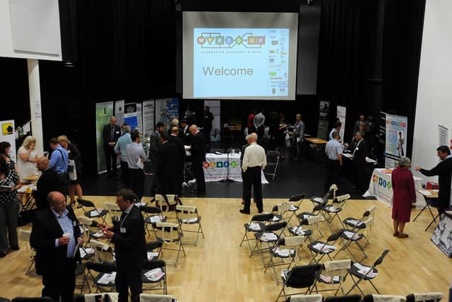 Wyred Up networking event for local business people, held at Blackpool Sixth Form College in 2013