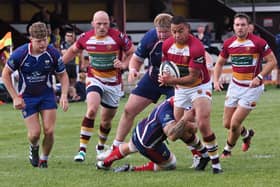 Fylde RFC host Preston Grasshoppers in their first game at the Woodlands this season Picture: Chris Farrow/Fylde RFC